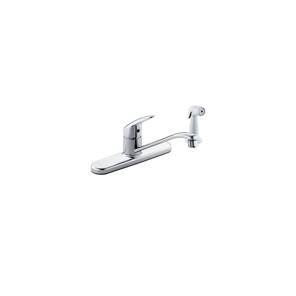 Chrome One-Handle Kitchen Faucet